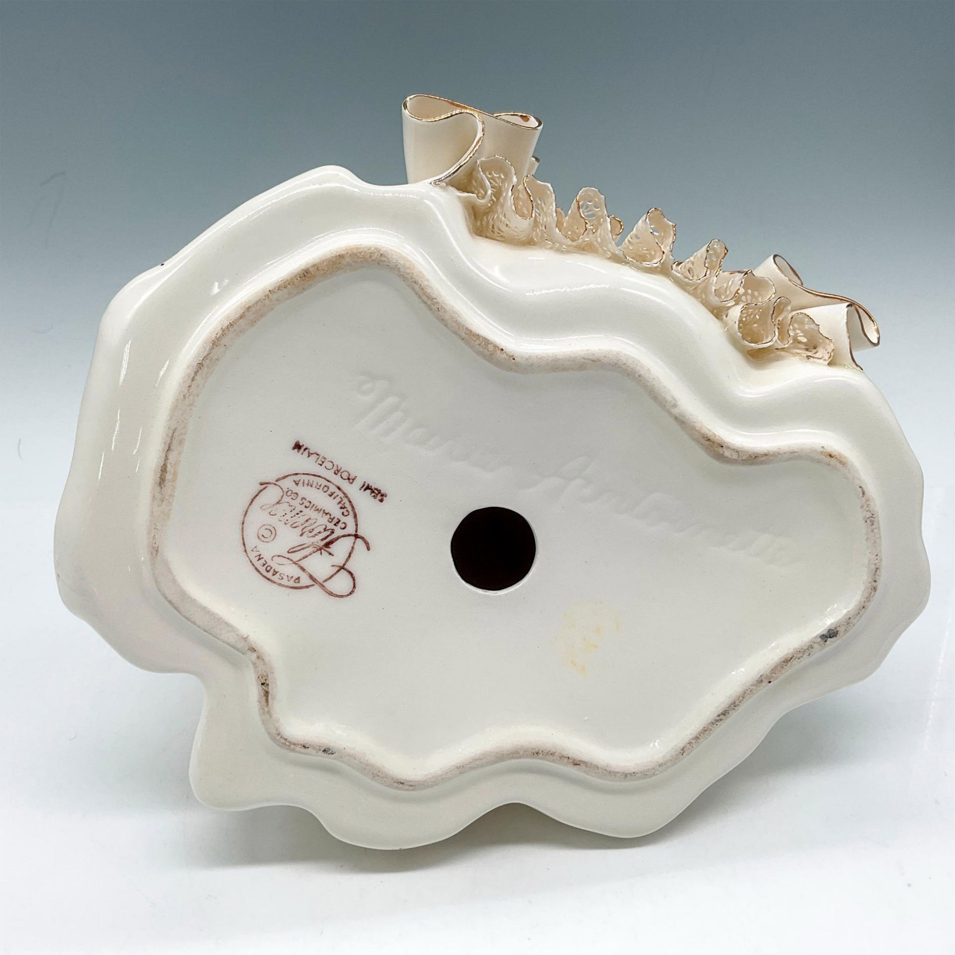 Florence Ceramics Porcelain Figurine, Marie Antoinette - Image 3 of 3