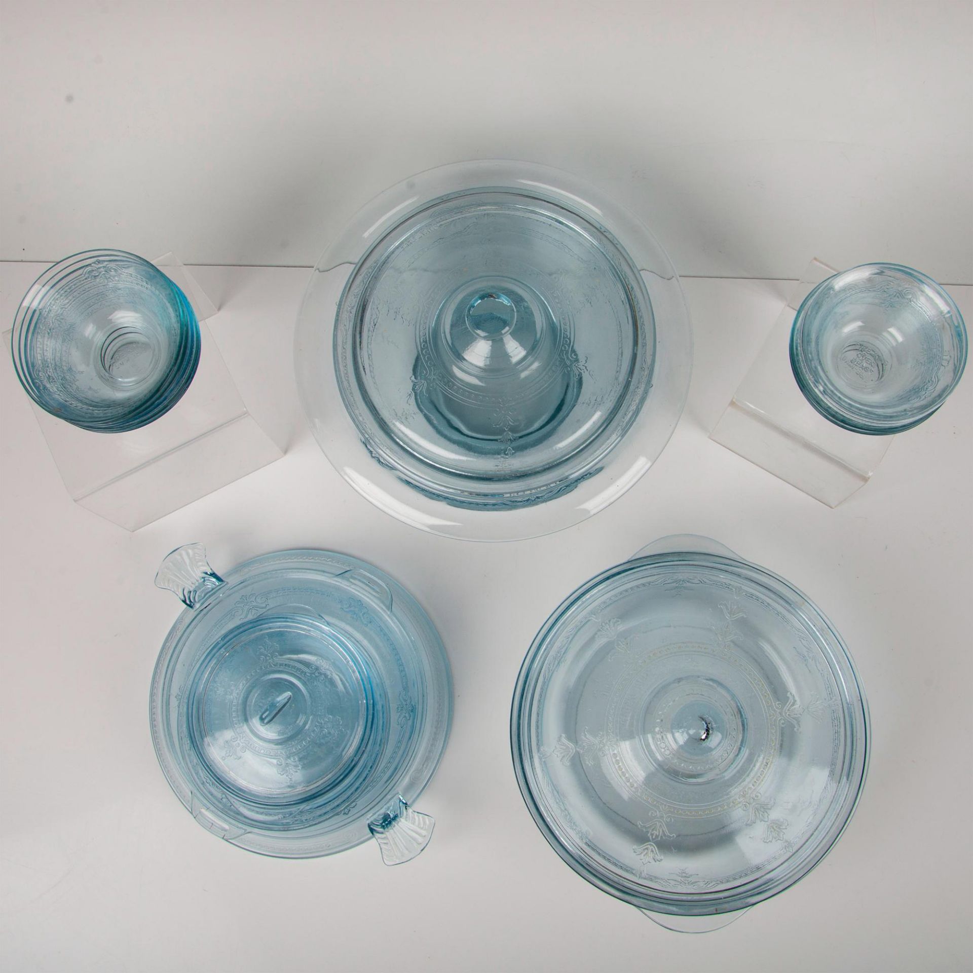 16pc Anchor Hocking Glass Kitchenware, Philbe Sapphire - Image 6 of 8