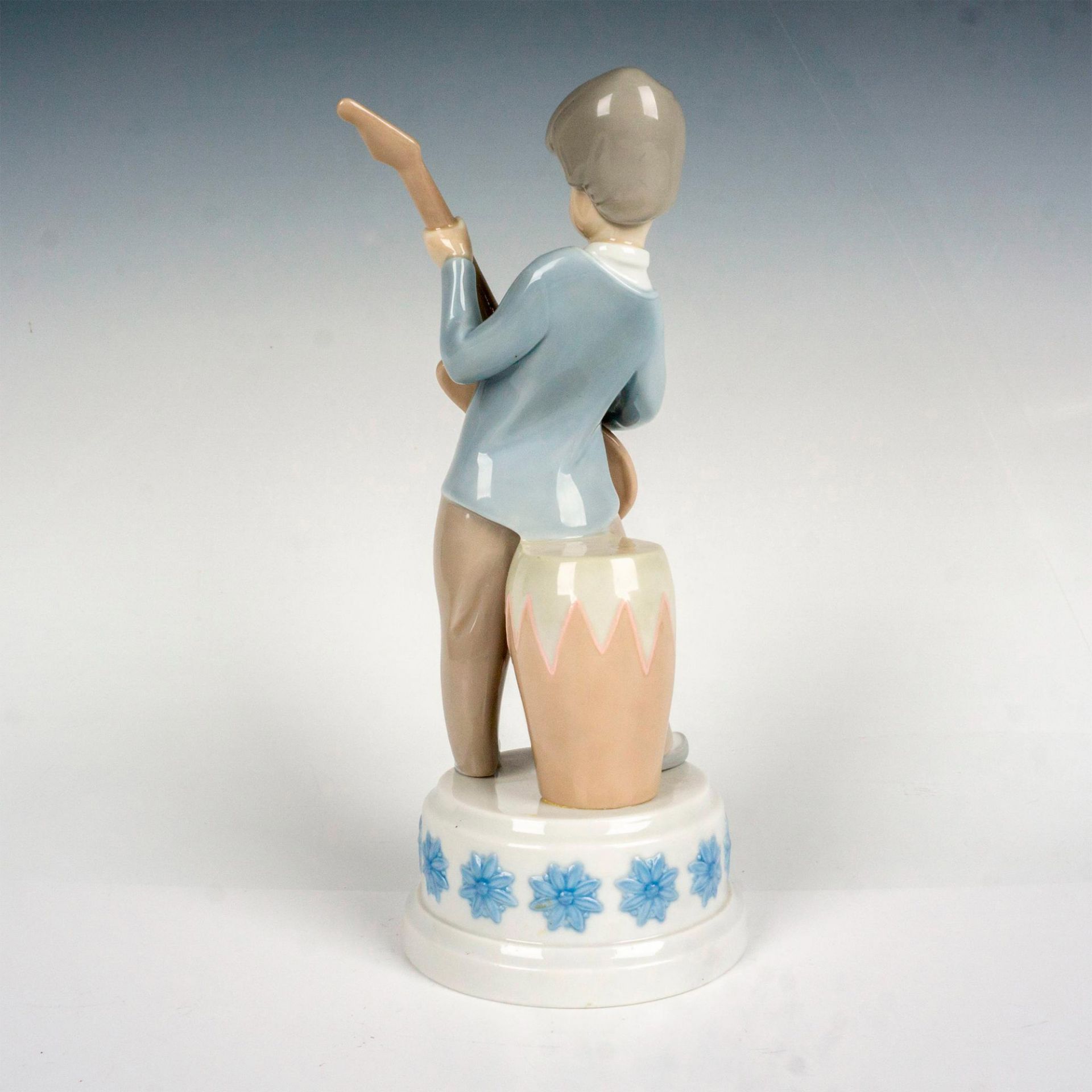 Lladro Porcelain Musical Figurine, Boy w/ Guitar 1004614 - Image 2 of 3