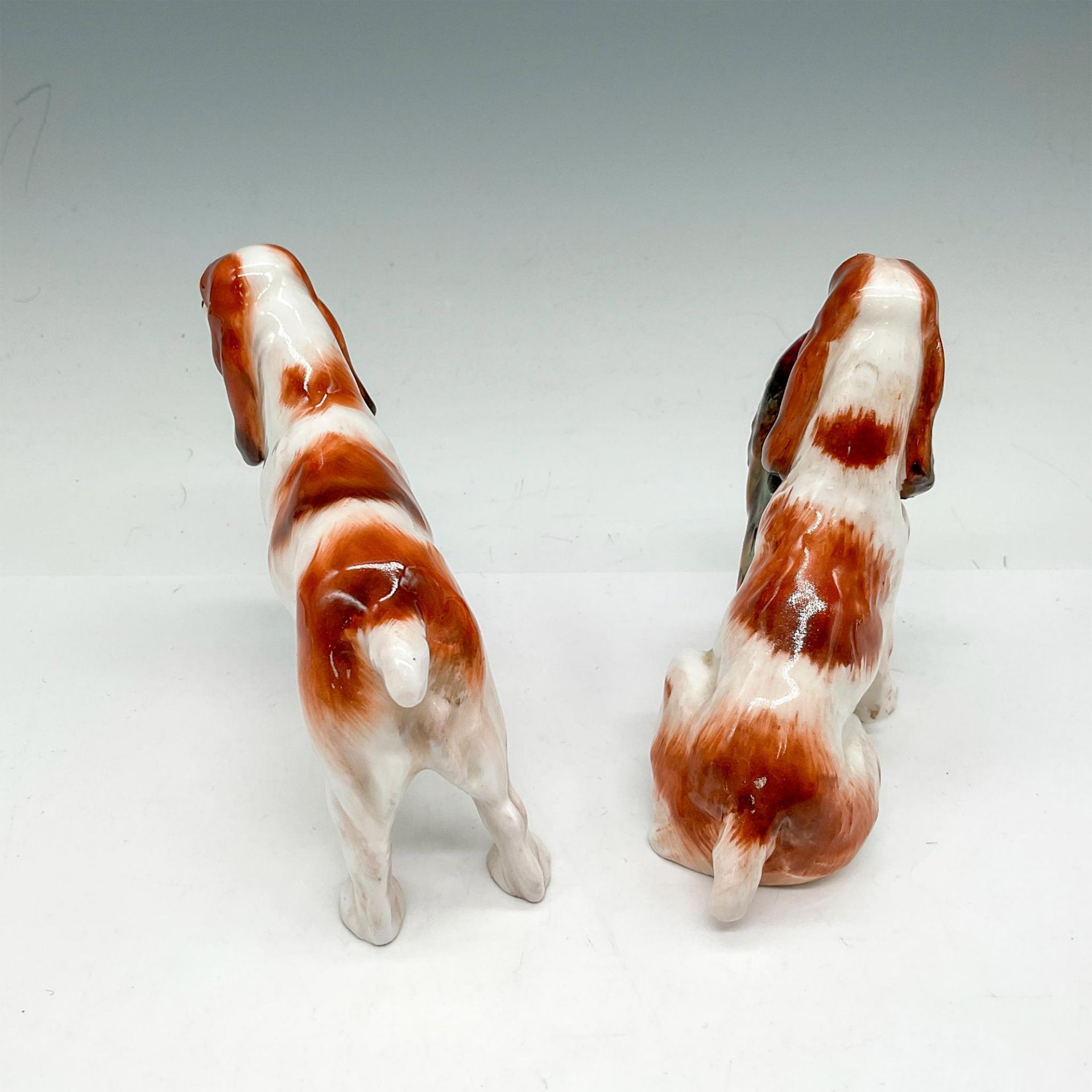 2pc Royal Doulton Dog Figurine, Cocker Spaniels HN1029,1037 - Bild 2 aus 3