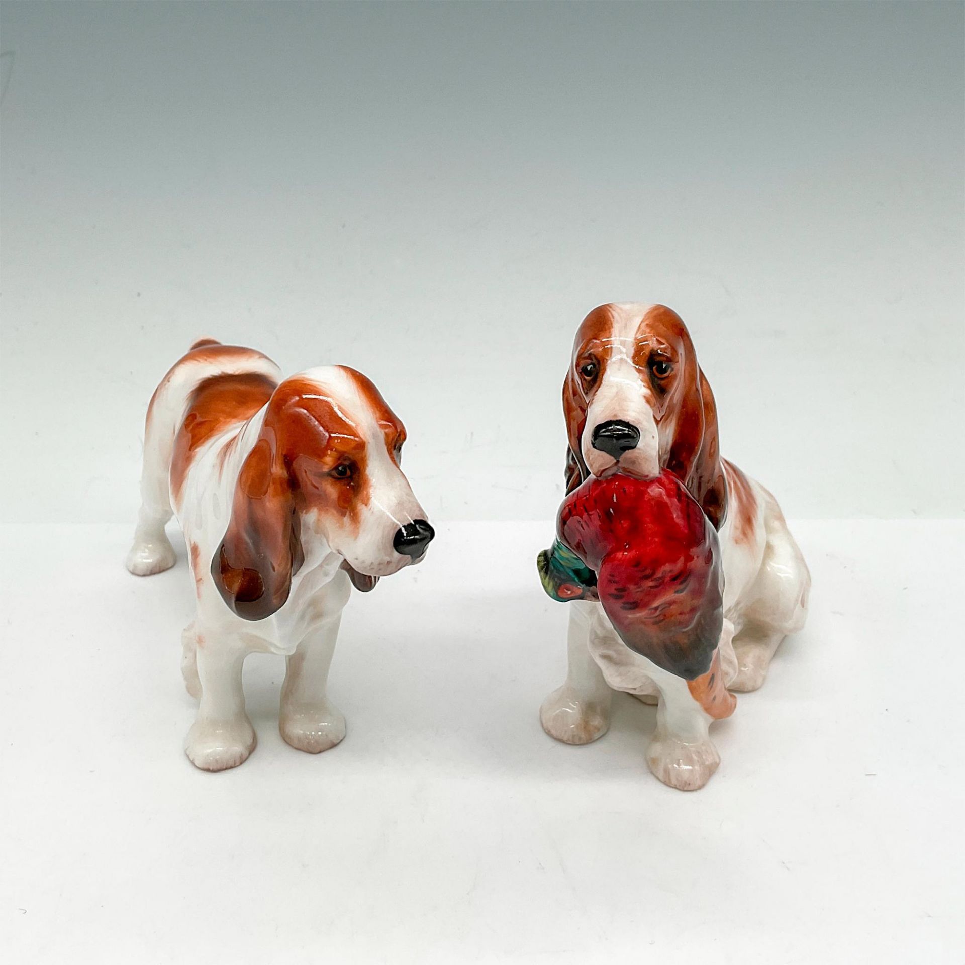 2pc Royal Doulton Dog Figurine, Cocker Spaniels HN1029,1037