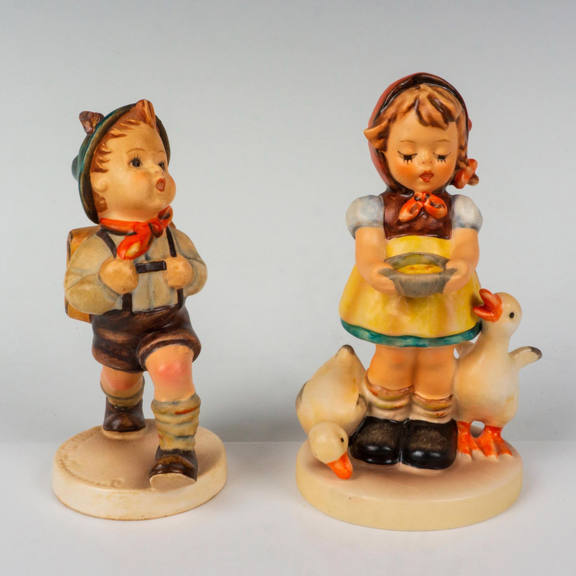2pc Goebel Hummel Figurines