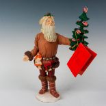 Duncan Royale Folk Art Figurine, Pioneer Santa