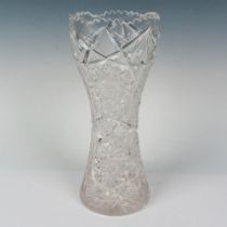 American Brilliant Crystal Vase