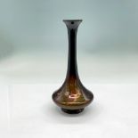 Roseville Rozane Brown Vase With Flower