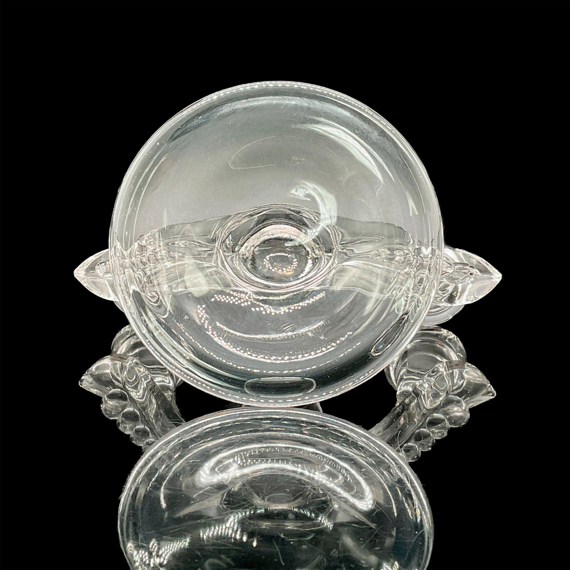 Vintage Duncan and Miller Glass Teardrop Candle Holder - Bild 3 aus 3