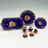 8pc Limoges Royal Blue Miniatures + Tea Set