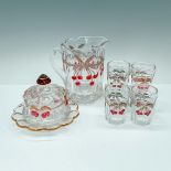 6pc Children's Mosser Water Glass Set Cherry & Cable