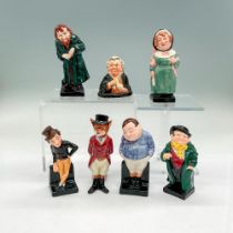 7pc Royal Doulton Mini Dickens Figurines + Huntsman Fox