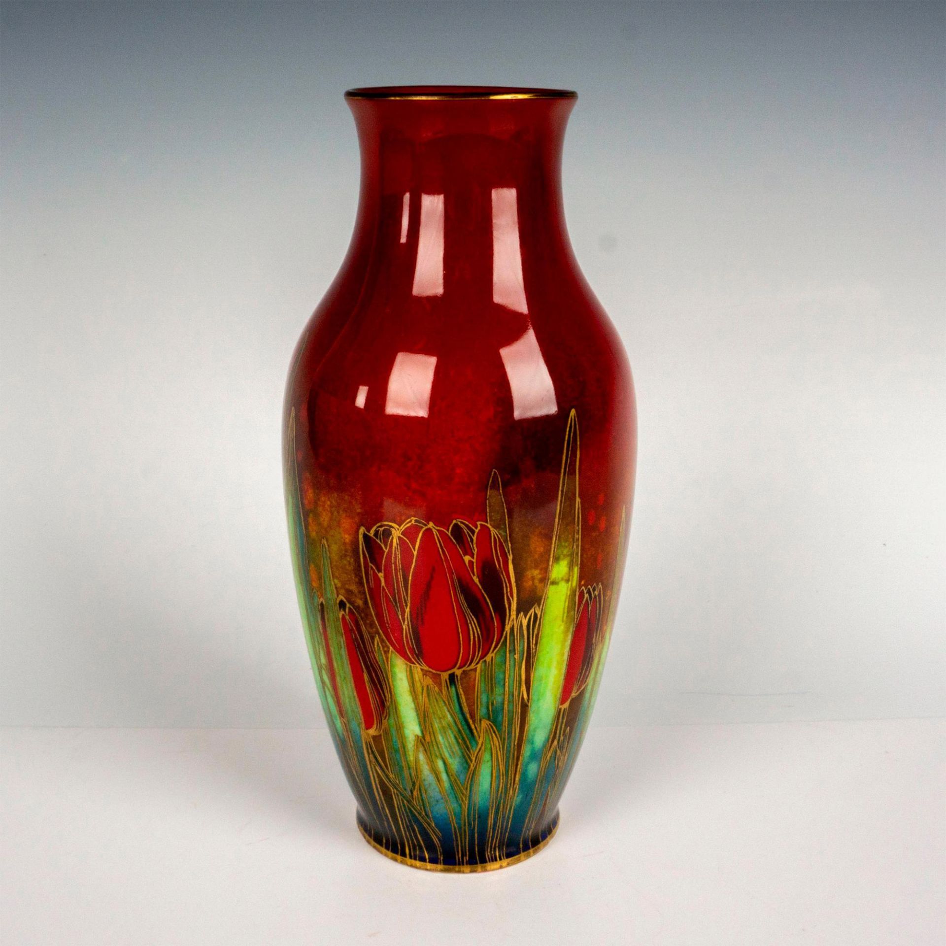 Royal Doulton Harry Nixon Flambe Vase - Image 2 of 3