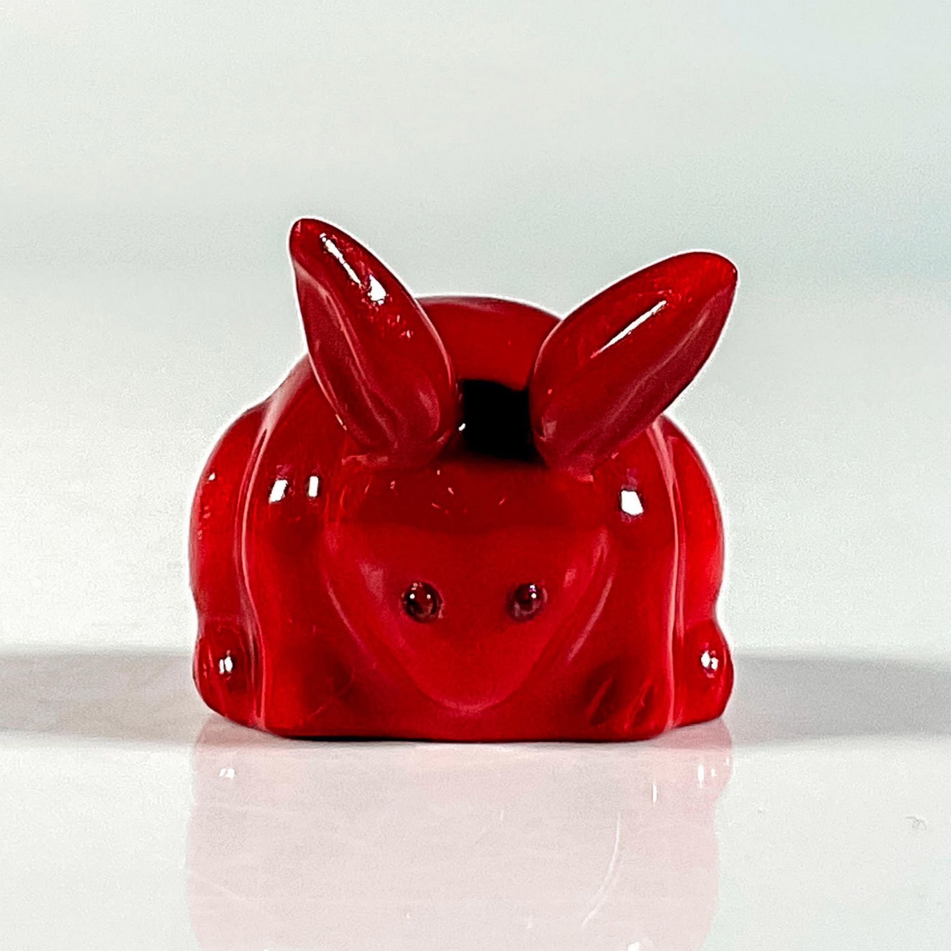 Bernard Moore Miniature Flambe Figurine, Rabbit - Image 2 of 4