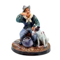 Royal Doulton Factory Proof Figurine, Gypsy and Lurcher