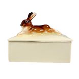 Royal Doulton Box with Lid, Hare Lying