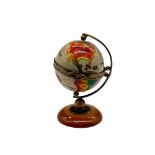 Vintage A.C. Limoges SD Porcelain Globe Box