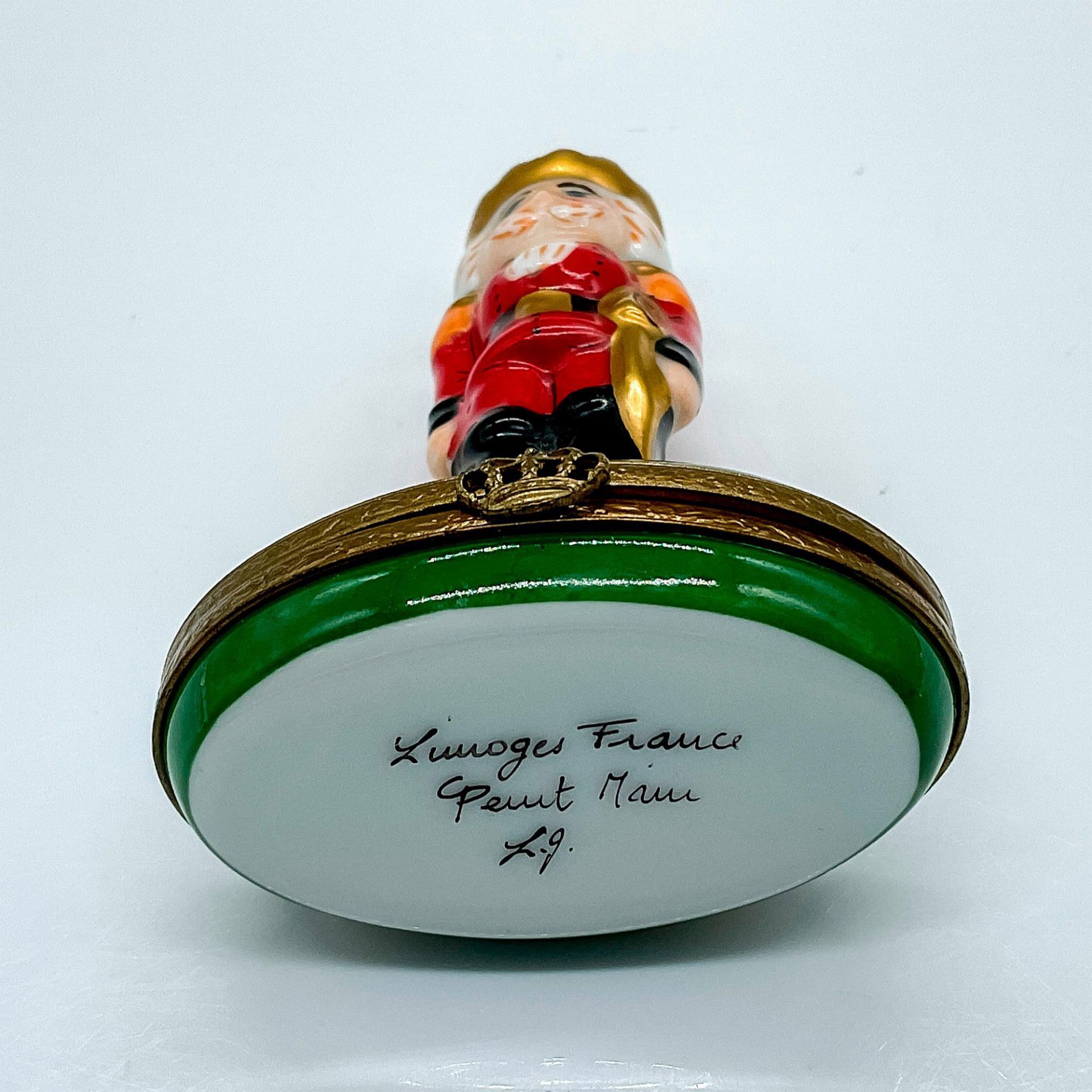 Vintage Limoges L.G. Porcelain King Nutcracker Box - Image 4 of 4