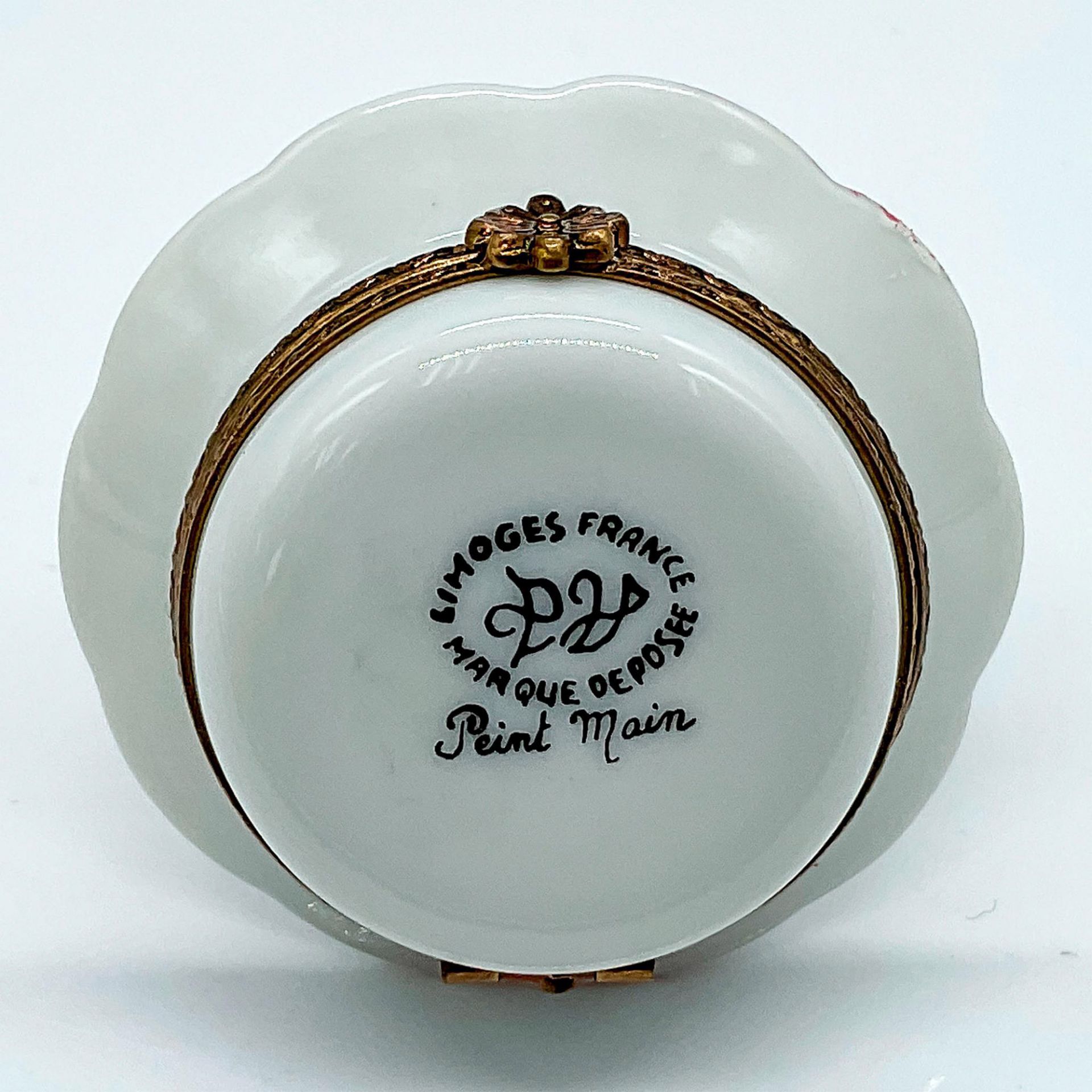 Limoges PV Porcelain Tea Cup and Saucer Charm Box - Bild 3 aus 3