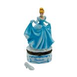 Vintage Disney Porcelain PHB Collection Box, Cinderella