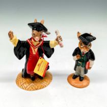 2pc Royal Doulton Bunnykins Figurines, School Time