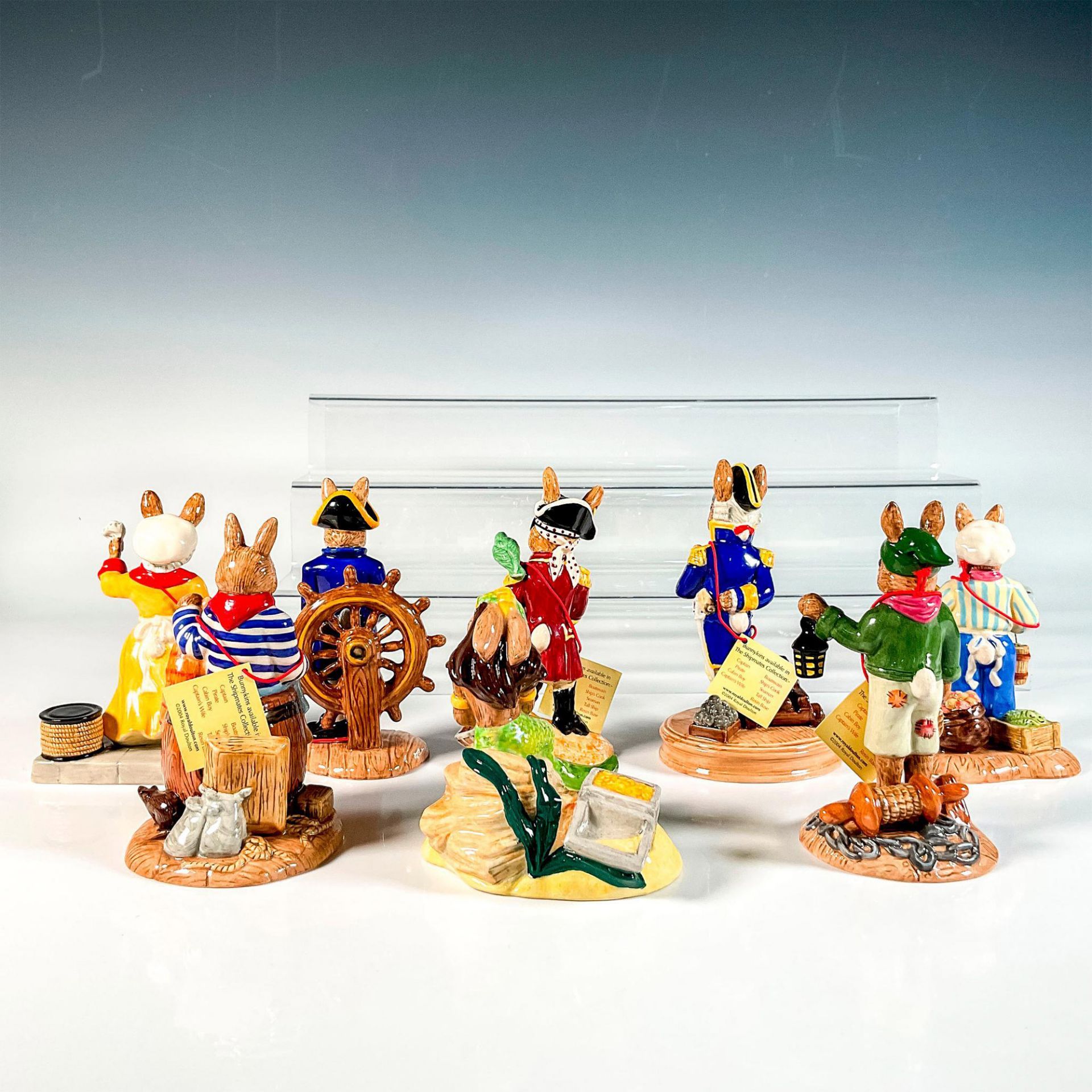 9pc Royal Doulton Bunnykins Shipmates Collection Set - Bild 4 aus 8