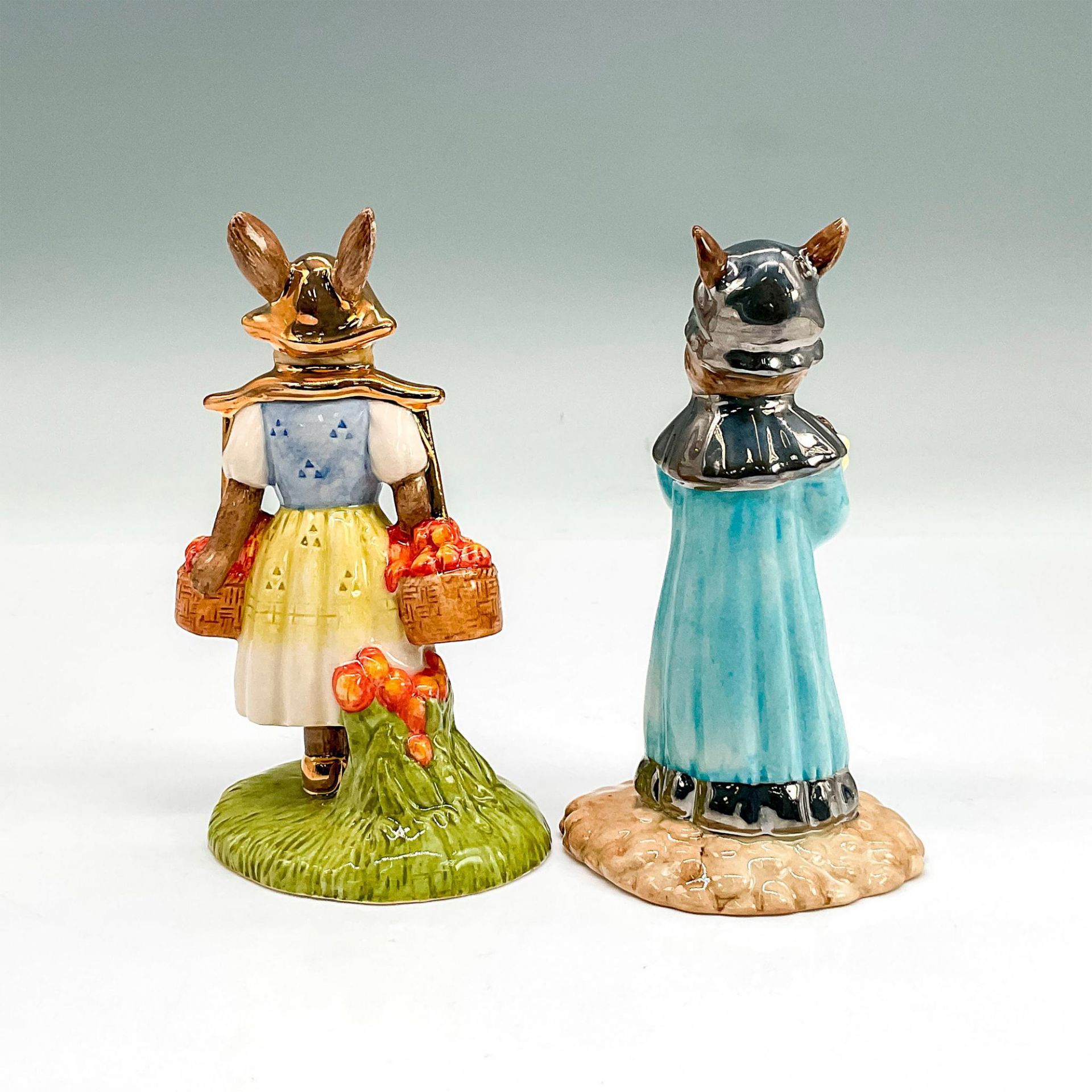 2pc Royal Doulton Bunnykins Figurines, Dutch and Judy - Image 2 of 3