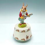 Royal Doulton Bunnykins Music Box, Bunny Playing Guitar