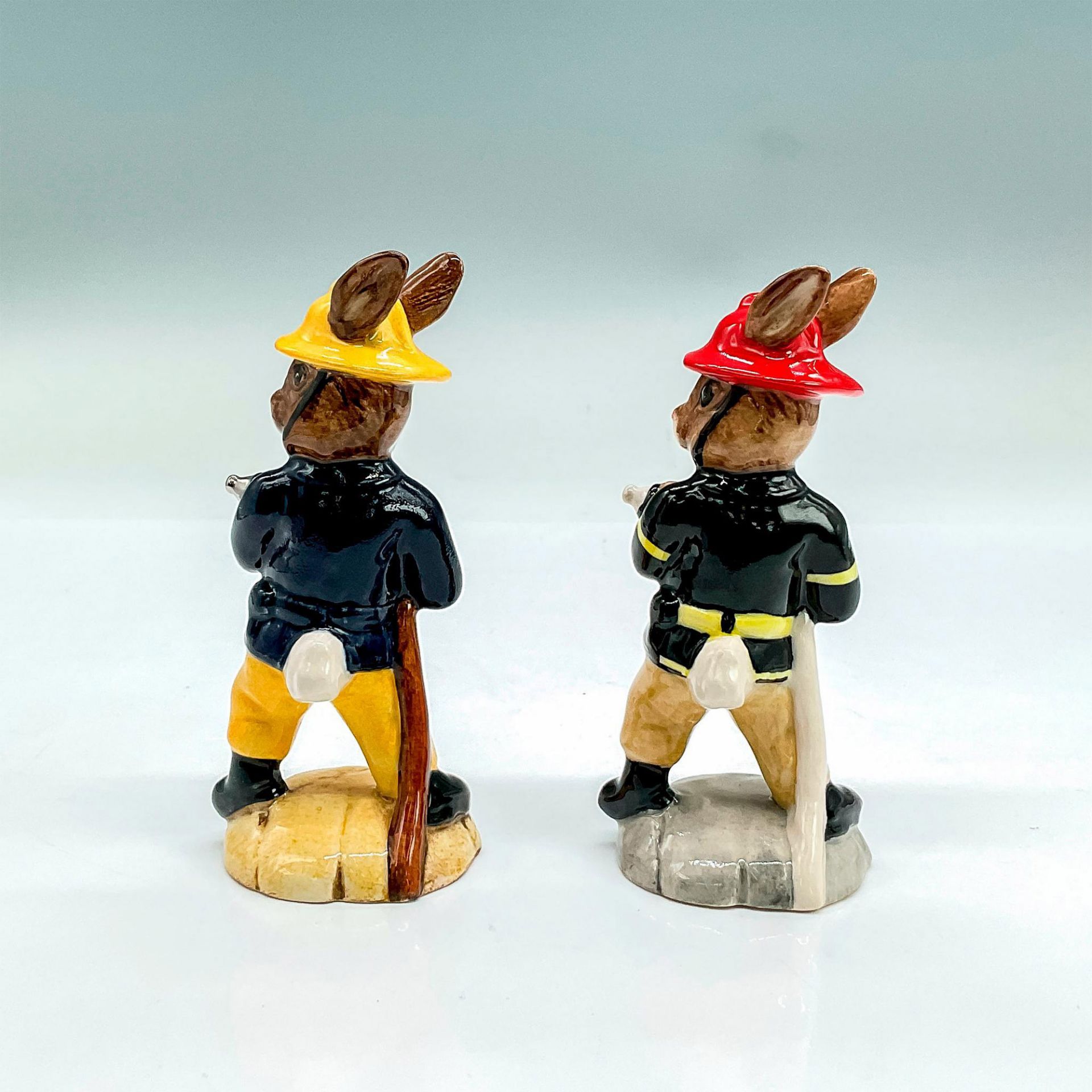 2pc Royal Doulton Bunnykins Figurines, Firemen - Image 2 of 3