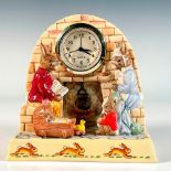 Royal Doulton Bunnykins Table Clock, Family Time DBGW12