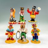 6pc Royal Doulton Bunnykins Figurines, Circus Performers
