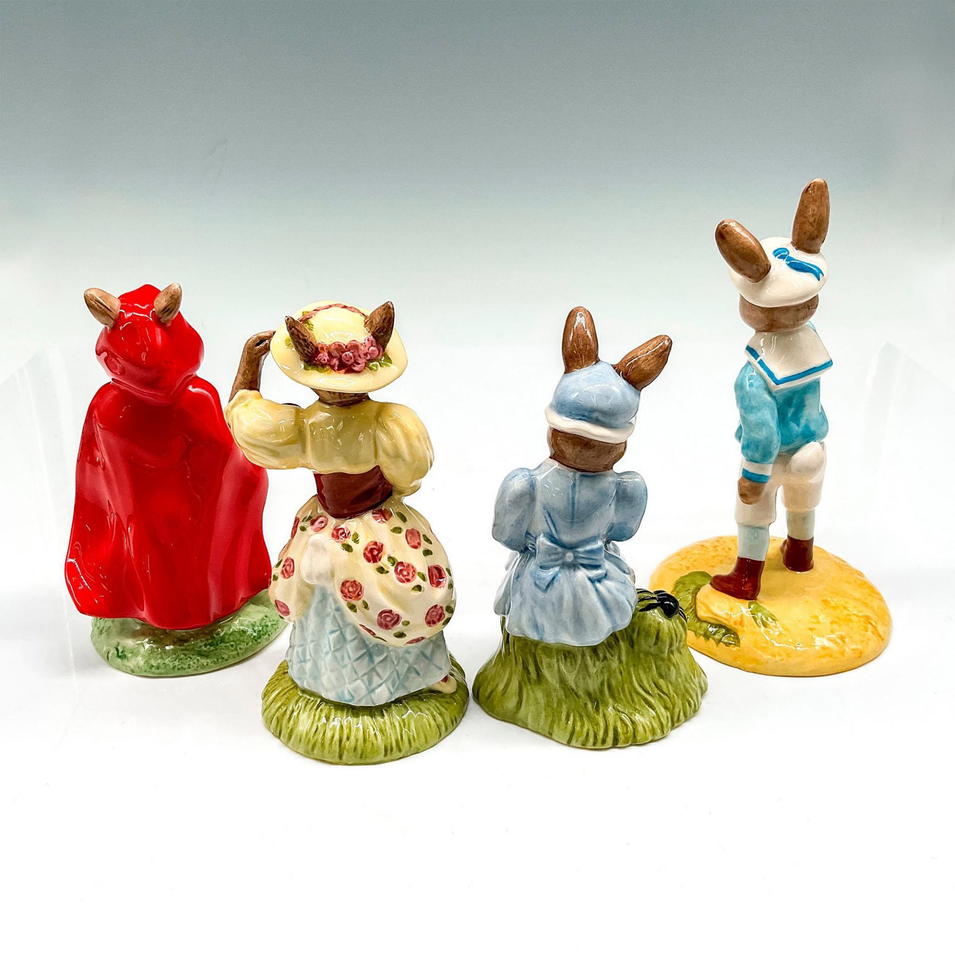 4pc Royal Doulton Bunnykins Figurines, Nursery Rhymes - Bild 2 aus 3