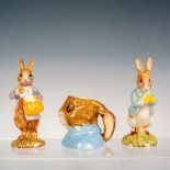 3pc Royal Albert Peter Rabbit Figures and Character Jug