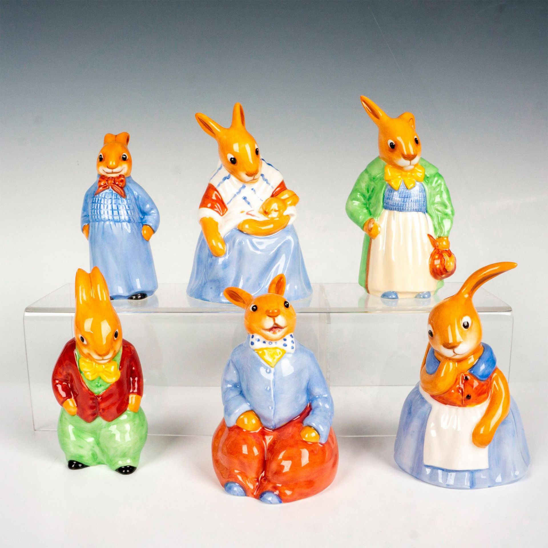 Limited Ed. 6pc Royal Doulton Bunnykins Figurines