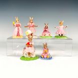 6pc Royal Doulton Bunnykins Figurines