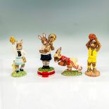 4pc Royal Doulton Bunnykins Figurines, Sports Related