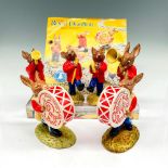 7pc Royal Doulton Bunnykins Figurines, The Oompah Band