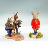 2pc Royal Doulton Bunnykins Figurines, Harry, Prince George