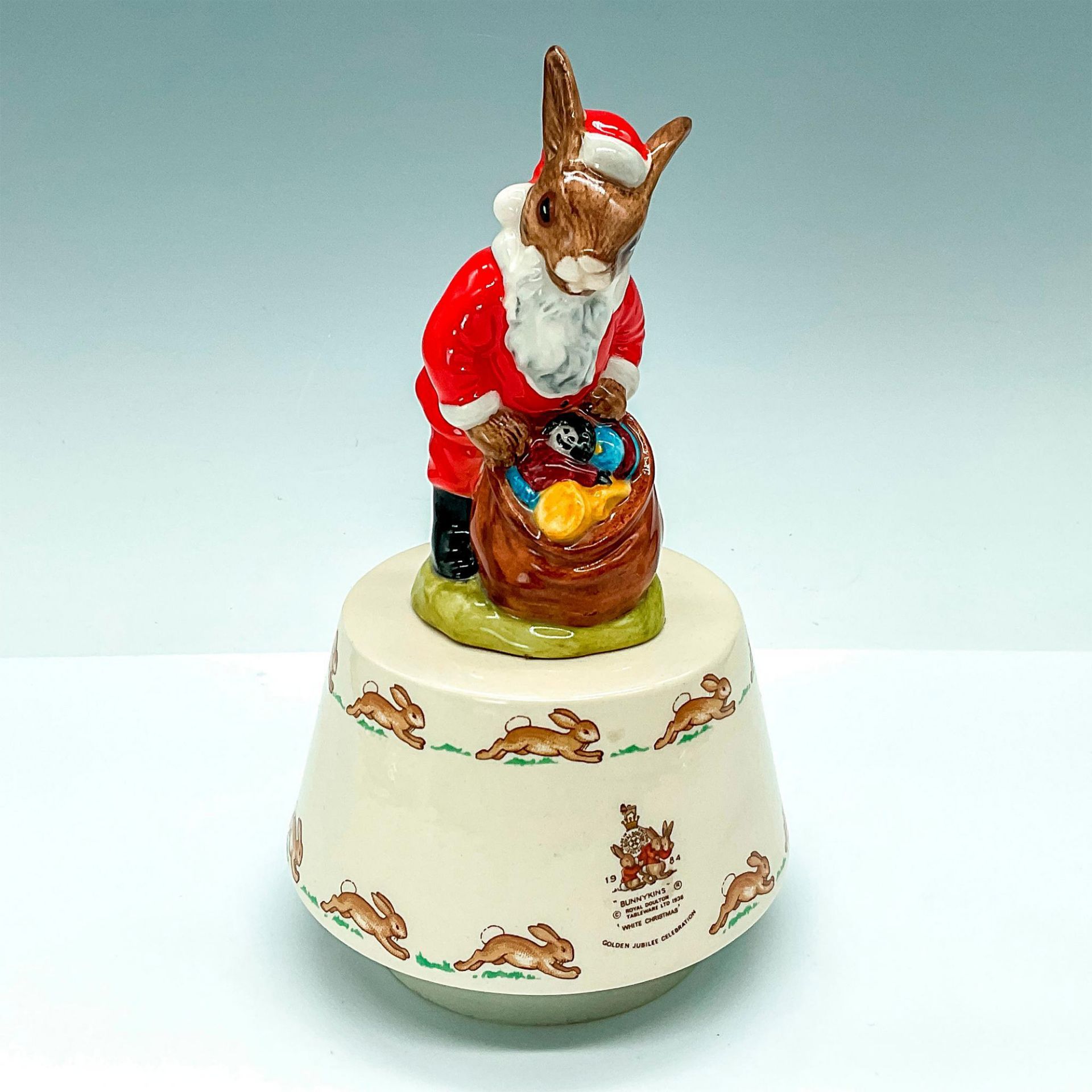 Royal Doulton Bunnykins Music Box, Santa Bunnykins