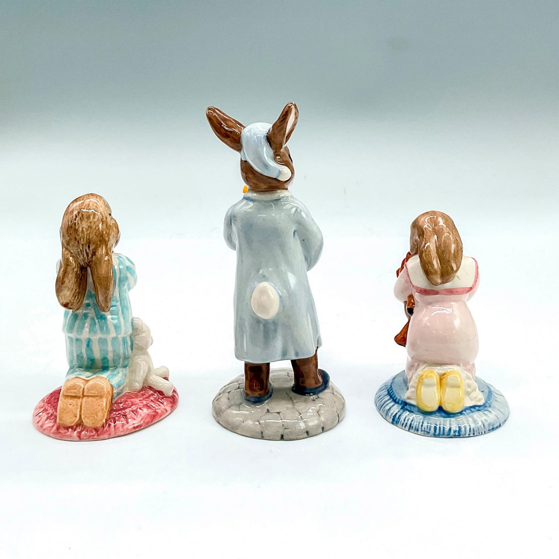 3pc Royal Doulton Bunnykins Figurines, Bedtime - Image 2 of 3