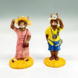 2pc Royal Doulton Bunnykins Figurines, Travellers