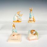 4pc Royal Albert & Beatrix Potter Peter Rabbit Figurines