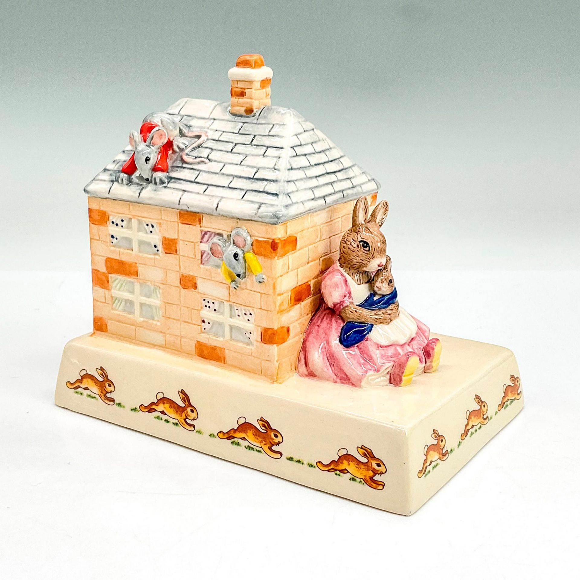 2pc Royal Doulton Bunnykins Money Bank and Calendar - Image 2 of 8