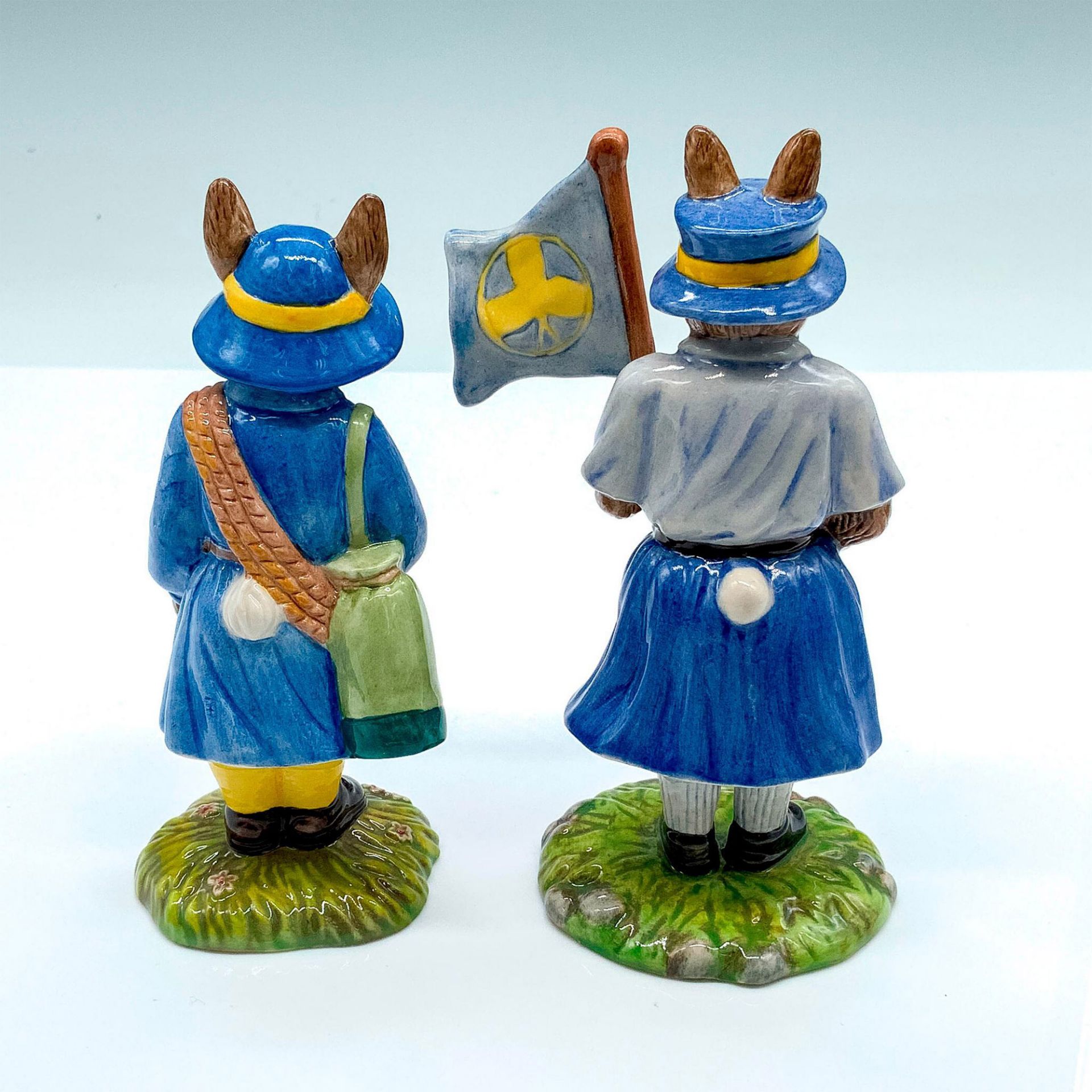 Pair of Royal Doulton Bunnykins Girl Scout Figurines - Image 2 of 3