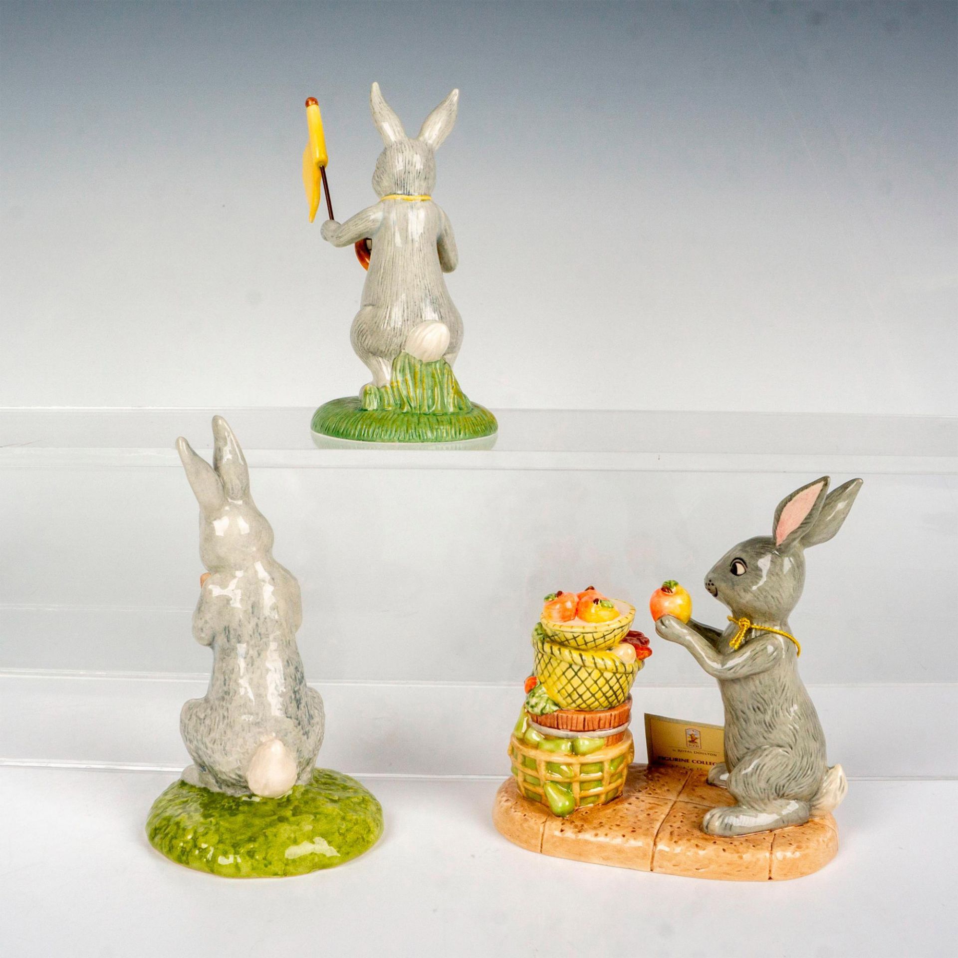 3pc Royal Doulton Winnie the Pooh Collection Rabbit Figures - Image 2 of 2