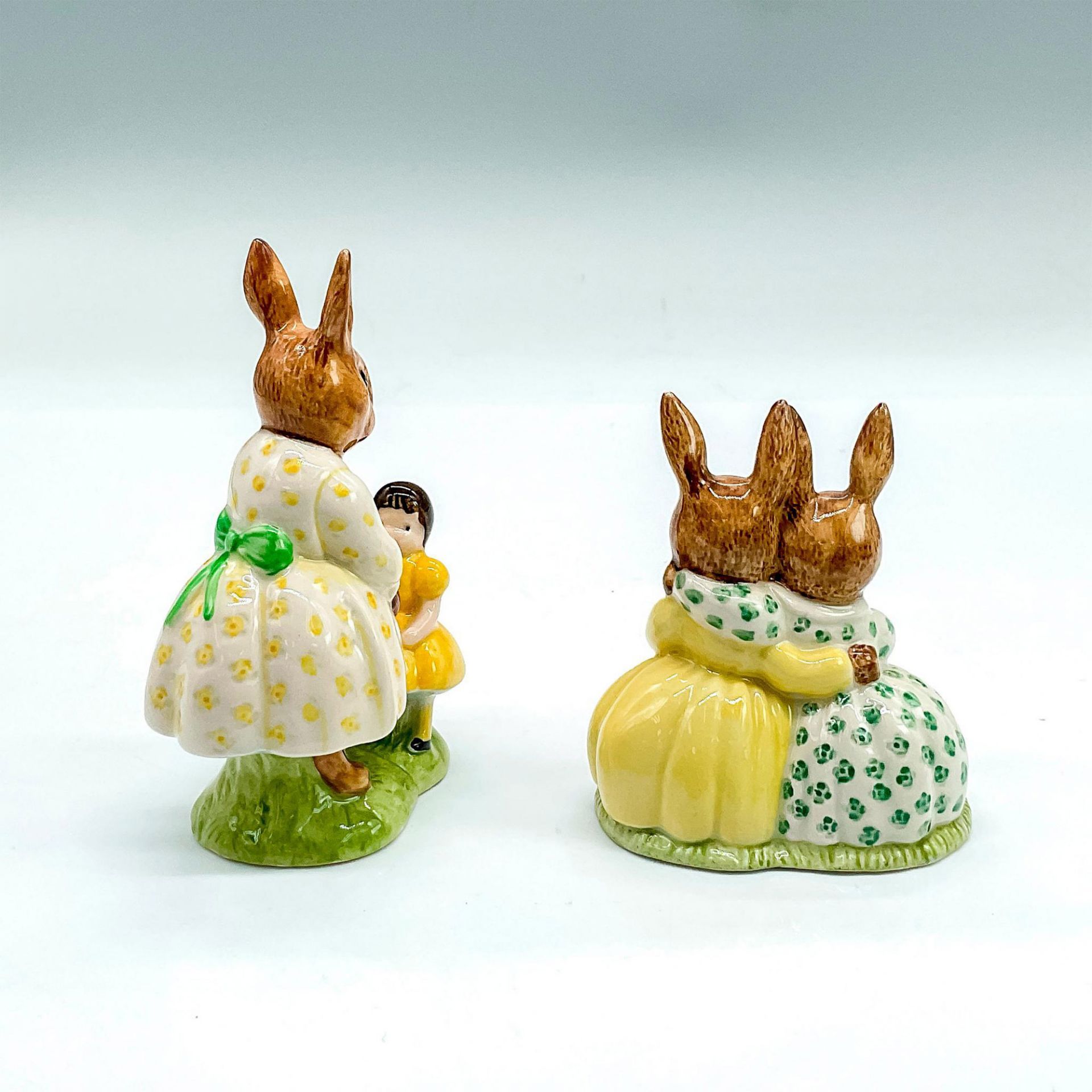 2 Royal Doulton Bunnykins Figurines, Playtime + Storytime - Bild 2 aus 3
