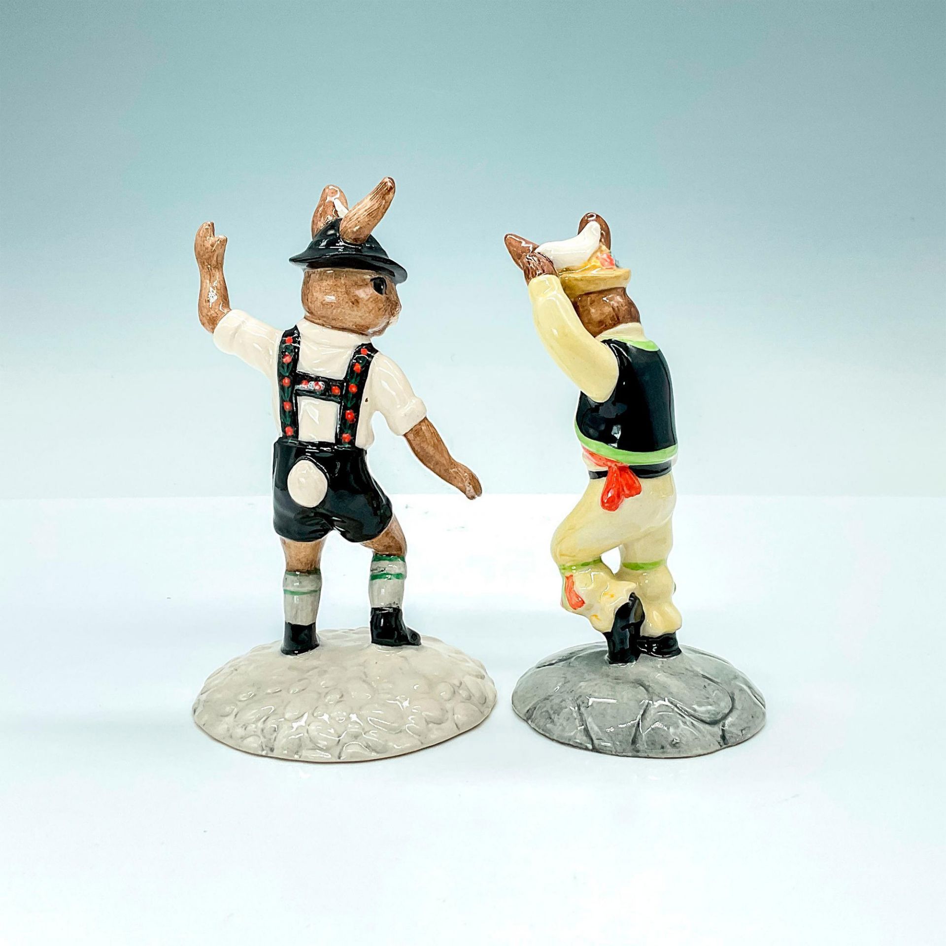 Pair of Royal Doulton Bunnykins Figurines, Dancers - Image 2 of 3