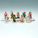 9pc Royal Doulton Bunnykins, Christmas Ornaments