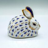 Royal Crown Derby Bone China Paperweight, Rabbit