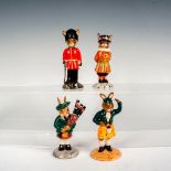 4pc Royal Doulton Bunnykins United Kingdom Themed Figures