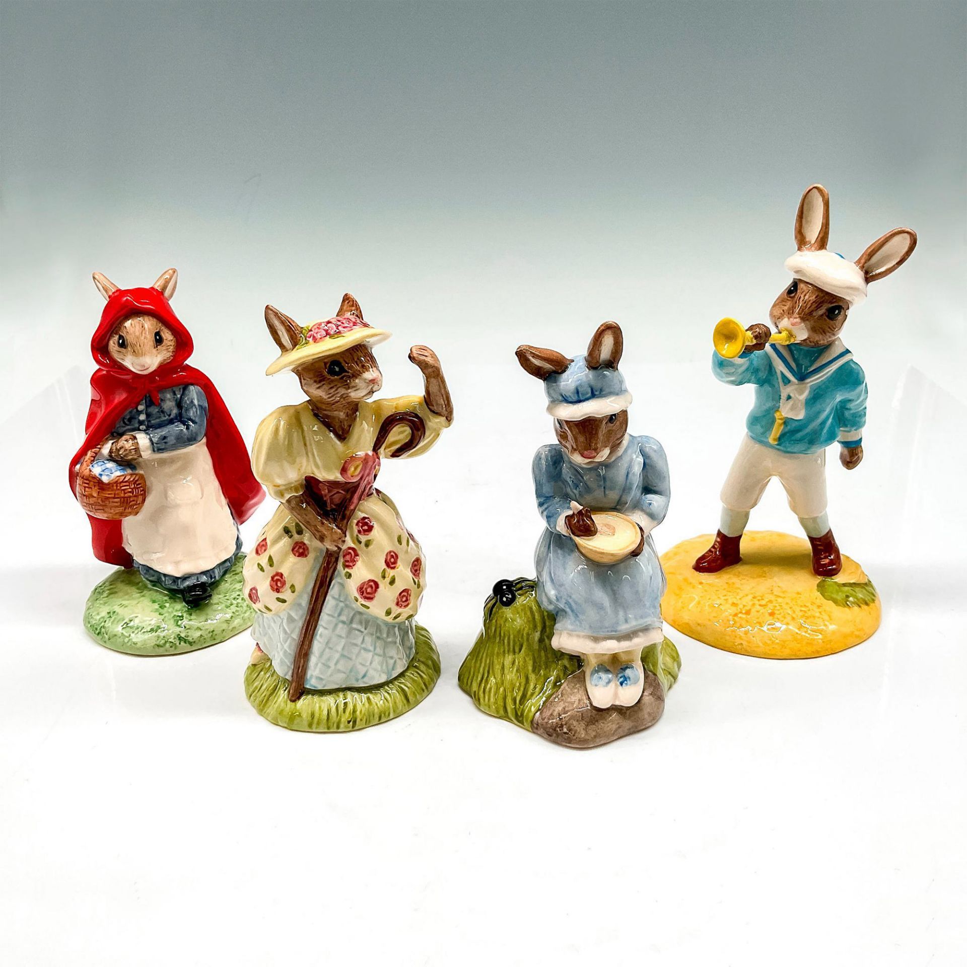 4pc Royal Doulton Bunnykins Figurines, Nursery Rhymes