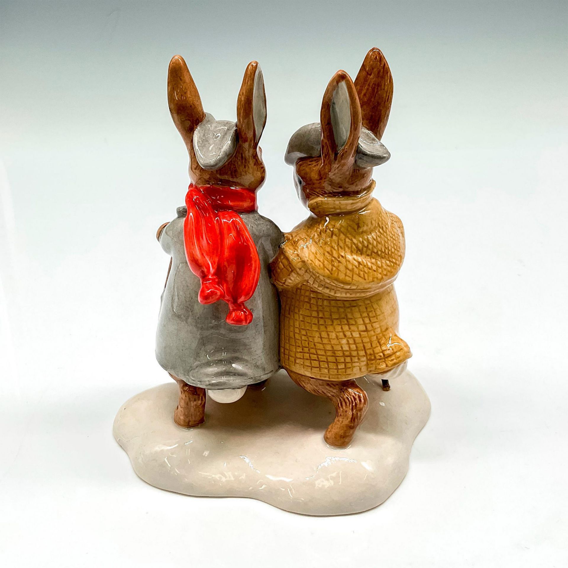 Beatrix Potter Porcelain Figurine, Gentlemen Rabbits - Image 2 of 3