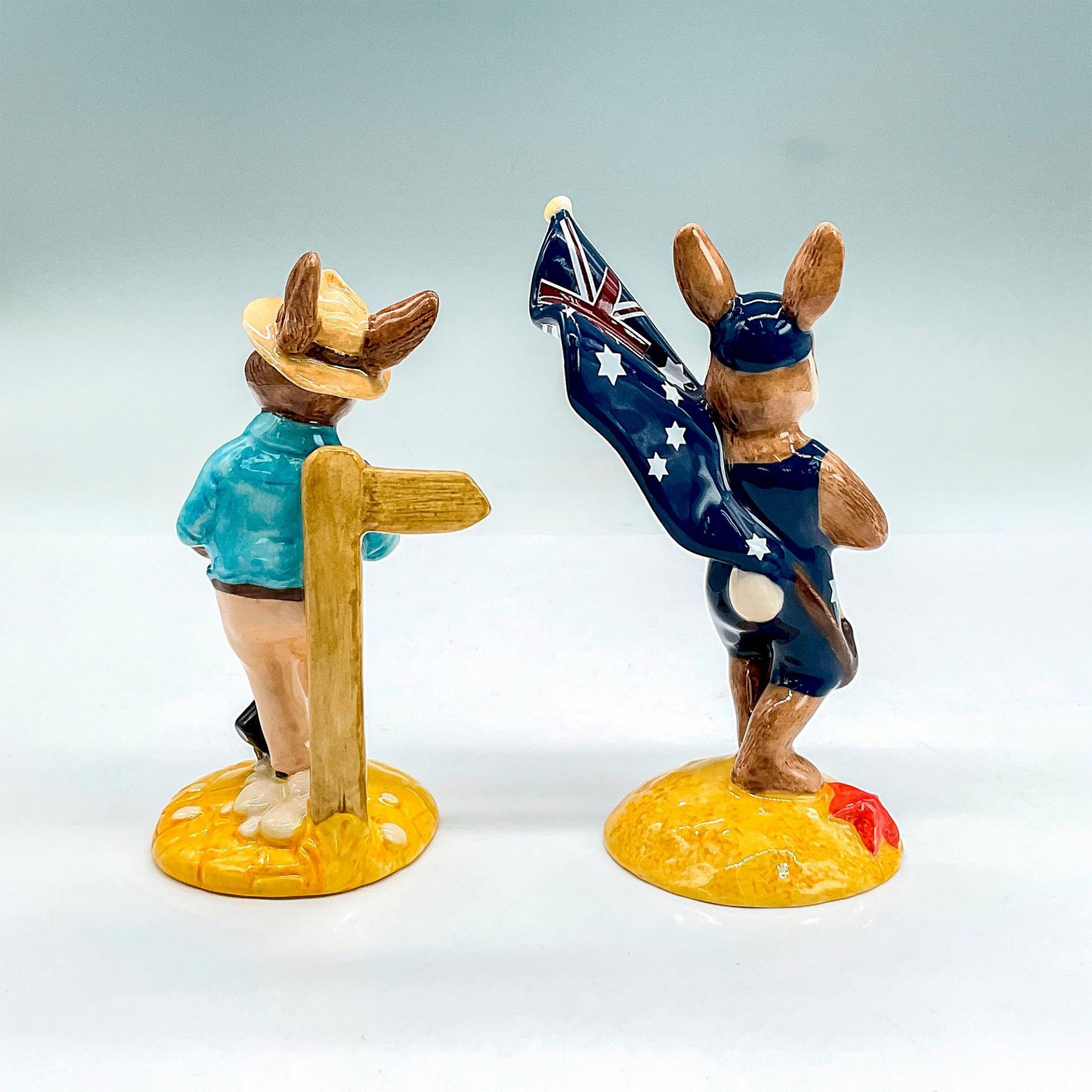 2pc Royal Doulton Bunnykins Figurines, Sydney + Federation - Image 2 of 3